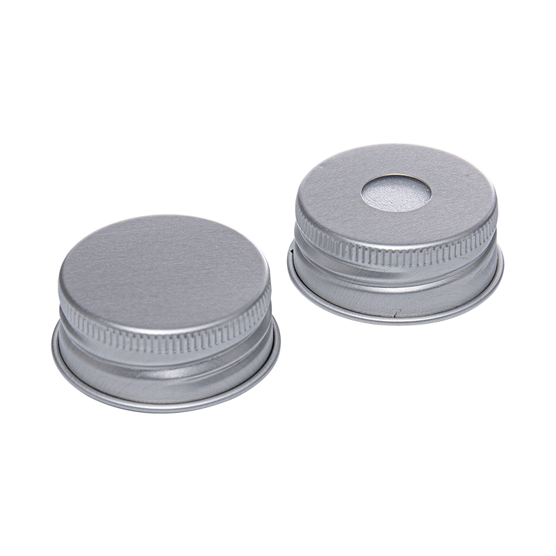 Capace de sticlă de aluminiu plat/perforat de 38 mm